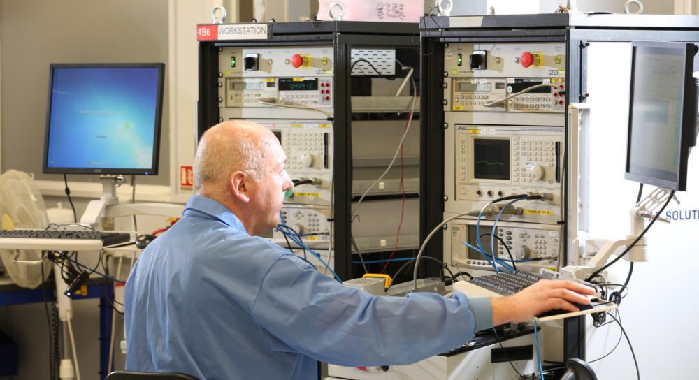 Man working at his desk