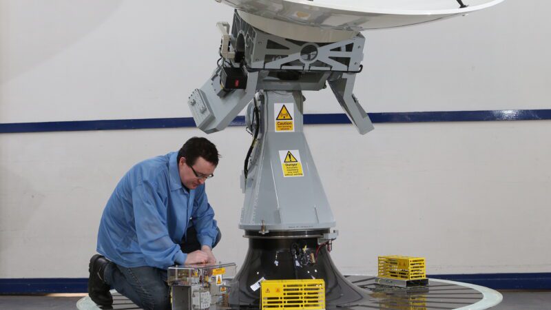 satellite ground station antenna